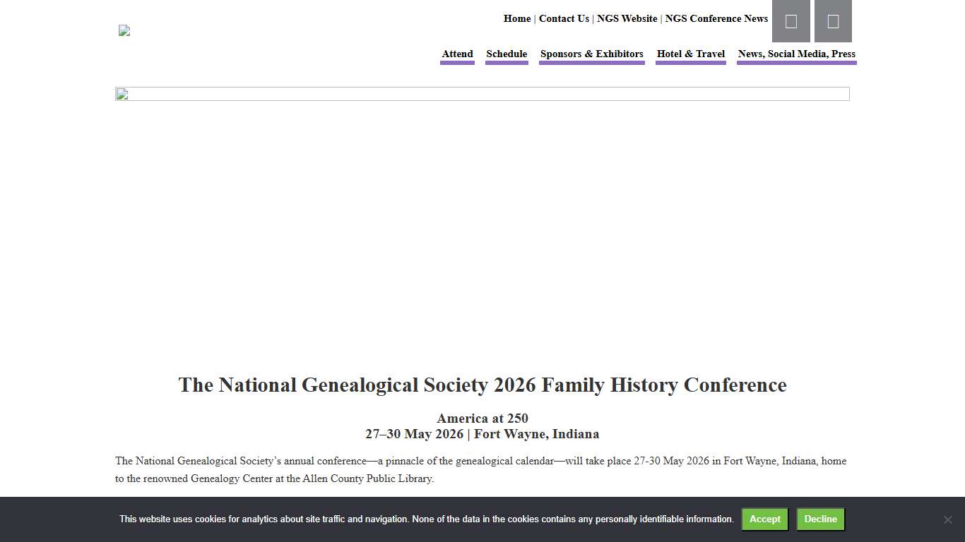NGS Family History Conference |